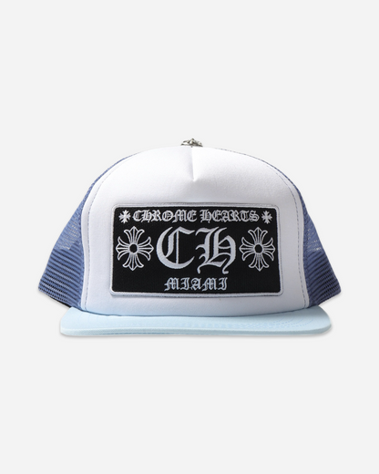 Chrome Hearts Miami Trucker Hat 'White/Blue'