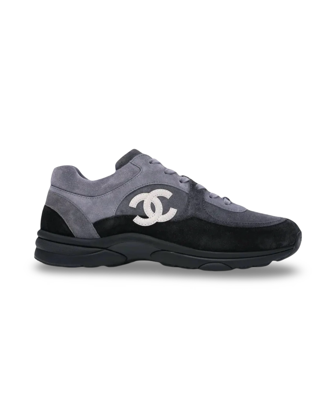 Chanel CC Logo Sneaker 'Grey Black'