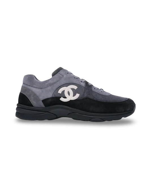 Chanel CC Logo Sneaker 'Grey Black'