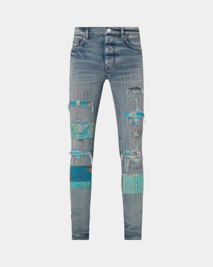 AMIRI Vintage Quilt Art Patch Clay
Indigo Jeans - Creps City