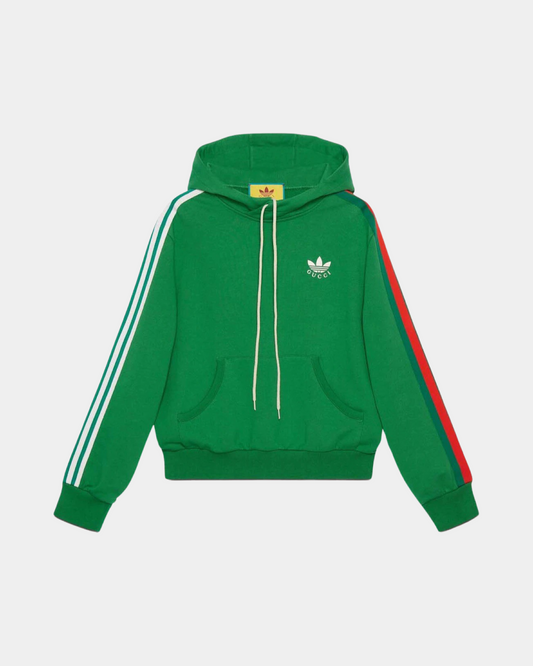 Adidas x Gucci Cotton Sweatshirt Green - Creps City