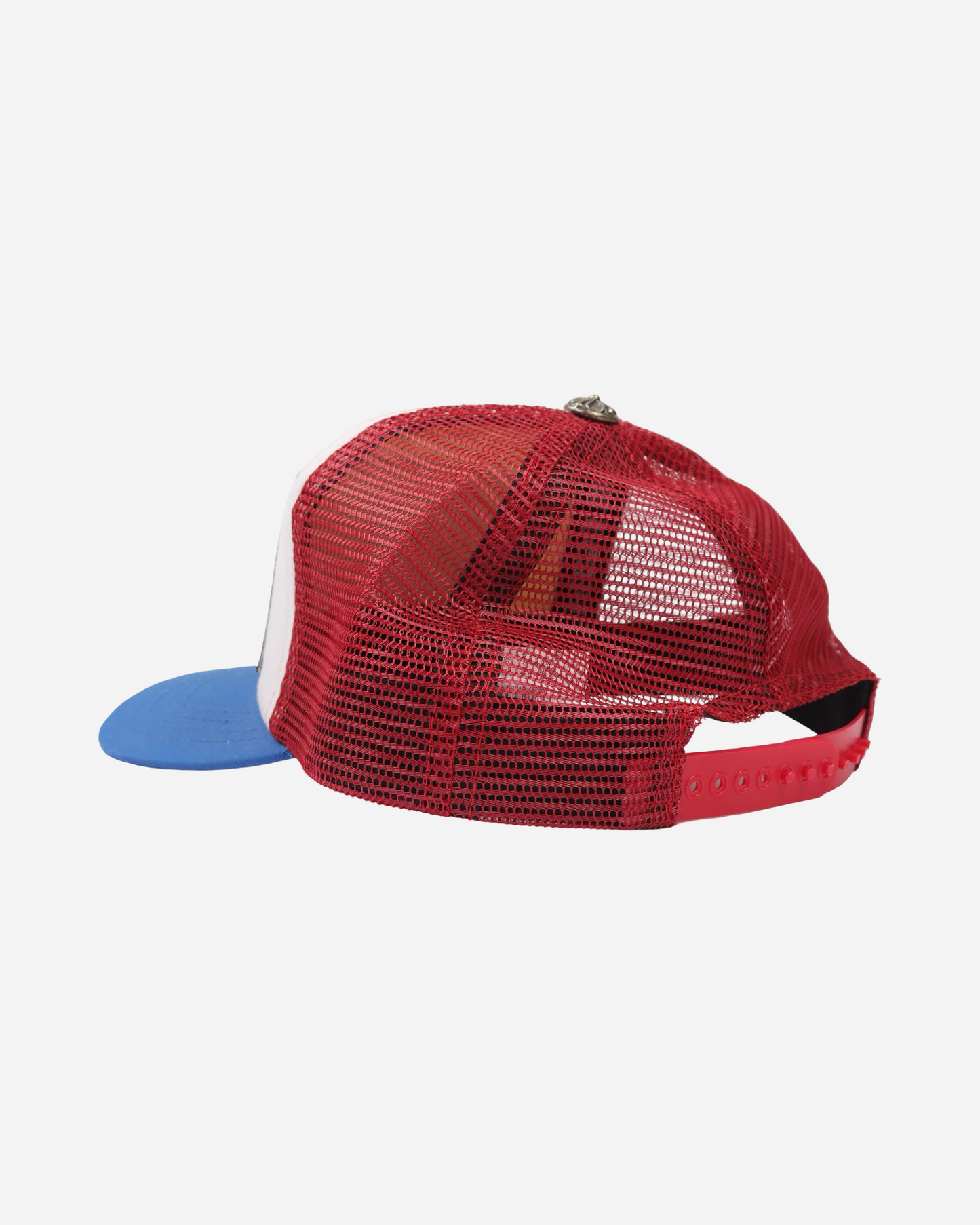 Chrome Hearts CH Hollywood Trucker Hat 'Black/White/Red'