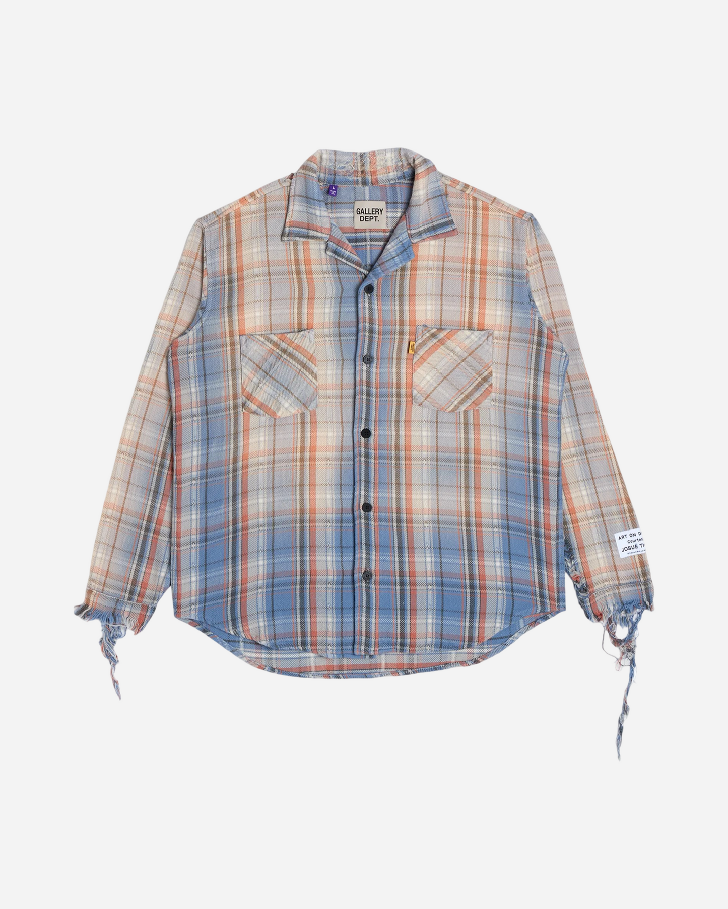 Gallery Dept. Marley Flannel 'Orange/Blue'