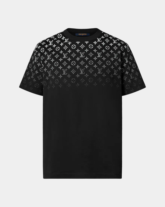 Louis Vuitton Gradient Cotton T-Shirt White/Black - Creps City