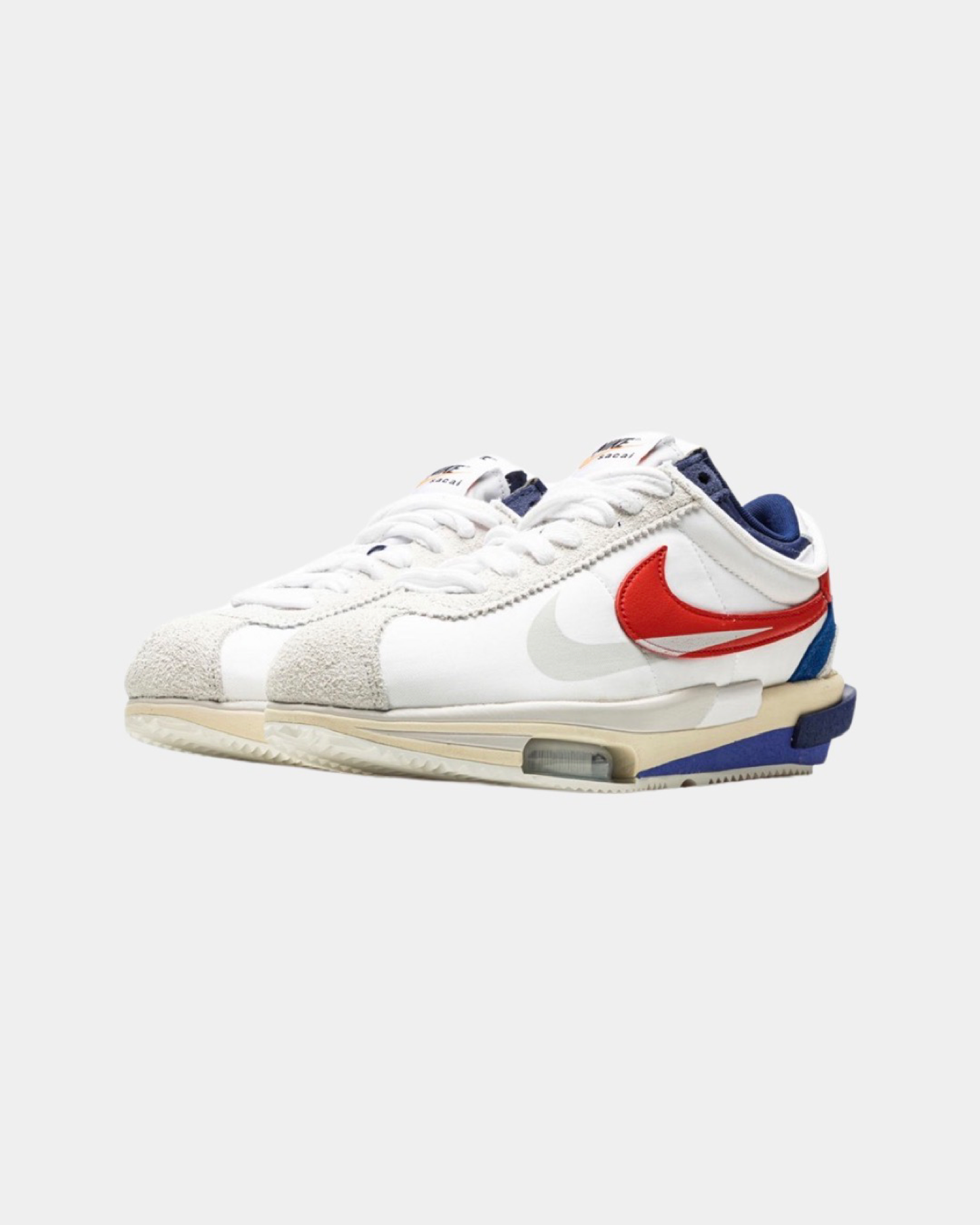 Sacai x Cortez x Nike 4.0 “White/Red/Blue” - Creps City