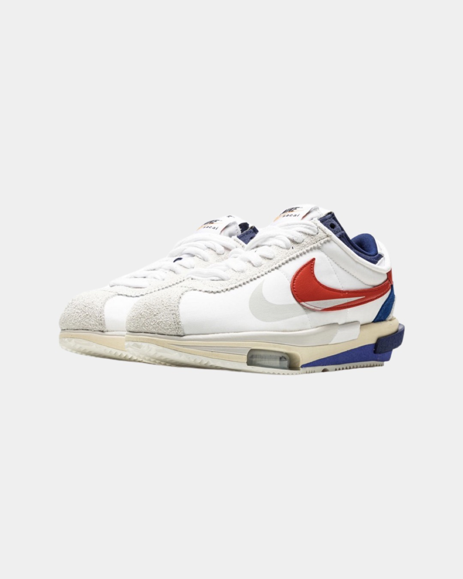 Sacai x Cortez x Nike 4.0 “White/Red/Blue” - Creps City