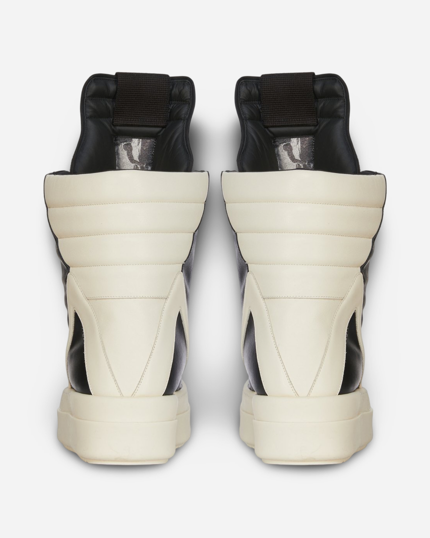 Rick Owens Porterville Mega Geobaskets Leather Sneaker 'Black'