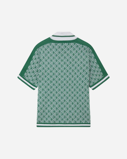 Casablanca Jacquard Monogram Polo Shirt - Creps City