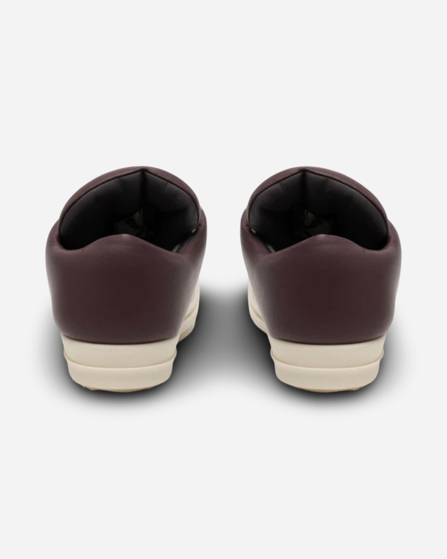 Rick Owens JumboLaced Padded Ramones Low Top Leather Sneakers 'Amethyst/Milk'