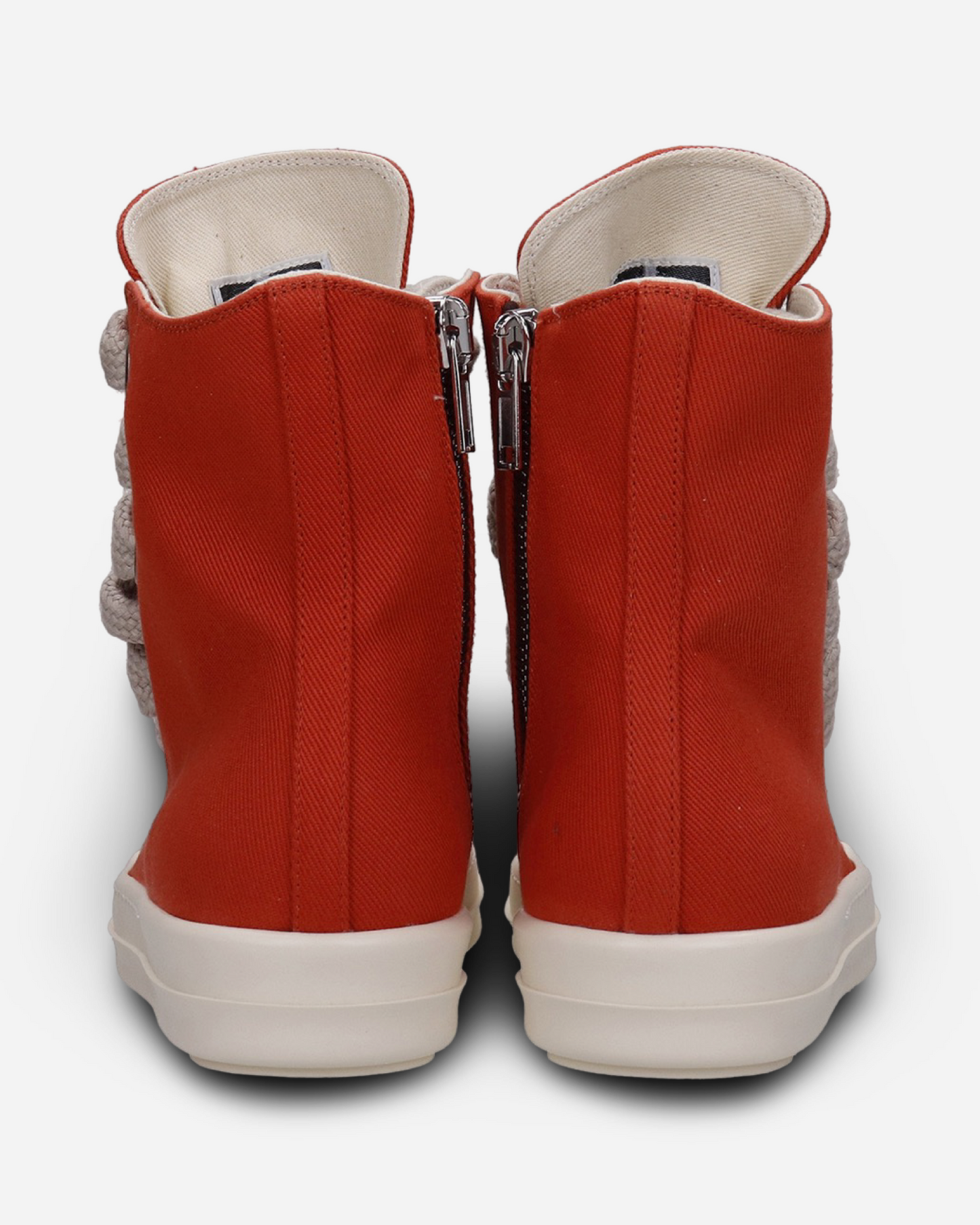 Rick Owens DRKSHDW JumboLaced High Top Canvas Sneakers 'Orange'