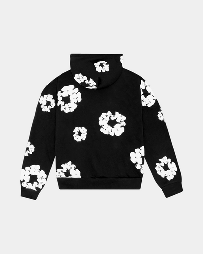 Denim Tears The Cotton Wreath Hoodie 'Black' - Creps City