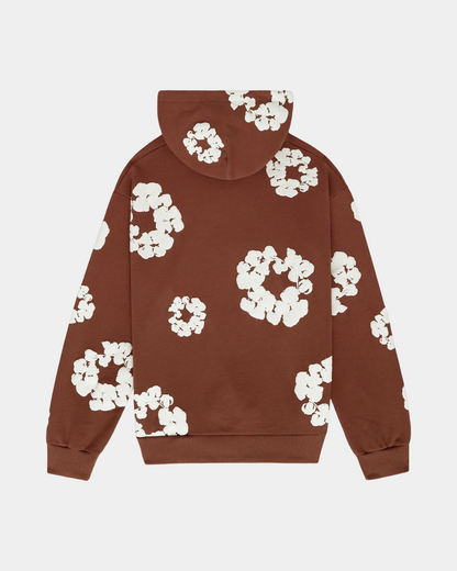 Denim Tears The Cotton Wreath Hoodie 'Brown' - Creps City