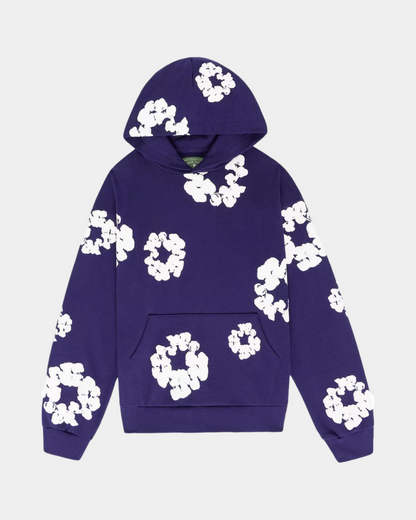 Denim Tears The Cotton Wreath Hoodie 'Purple' - Creps City