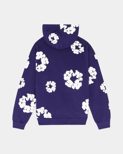 Denim Tears The Cotton Wreath Hoodie 'Purple' - Creps City
