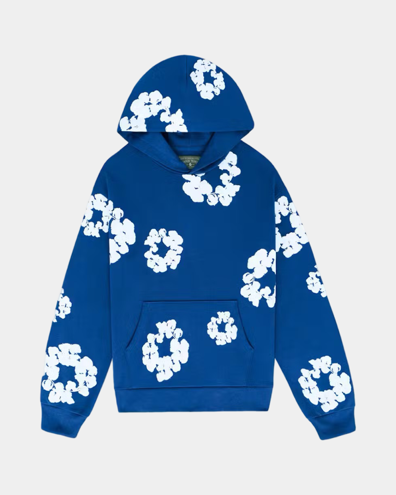 Denim Tears The Cotton Wreath Hoodie 'Royal Blue' - Creps City