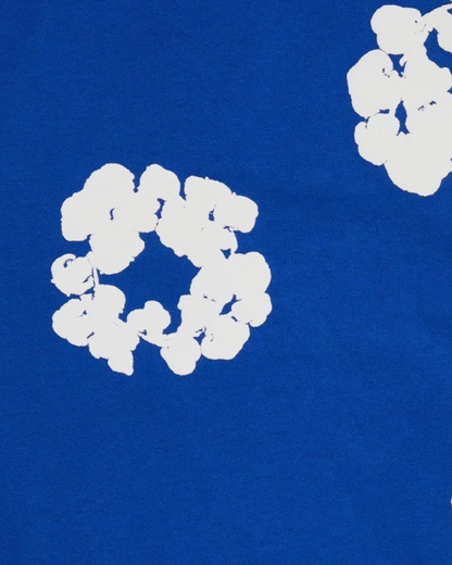 Denim Tears The Cotton Wreath Sweatpants 'Blue' - Creps City