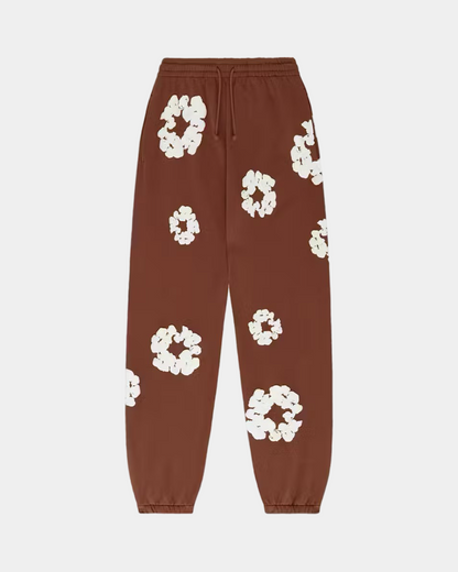 Denim Tears The Cotton Wreath Sweatpants 'Brown' - Creps City