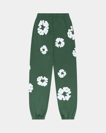 Denim Tears The Cotton Wreath Sweatpants 'Green' - Creps City