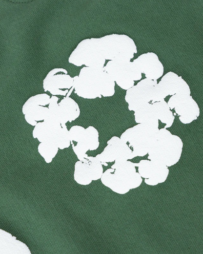 Denim Tears The Cotton Wreath Sweatpants 'Green' - Creps City