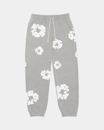 Denim Tears The Cotton Wreath Sweatpants 'Grey' - Creps City