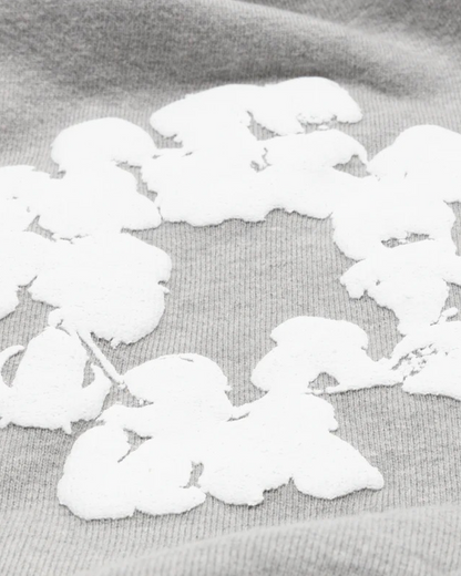 Denim Tears The Cotton Wreath Sweatpants 'Grey' - Creps City