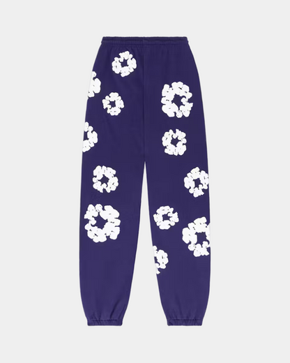 Denim Tears The Cotton Wreath Sweatpants 'Purple' - Creps City