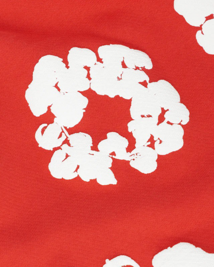 Denim Tears The Cotton Wreath Sweatpants 'Red' - Creps City