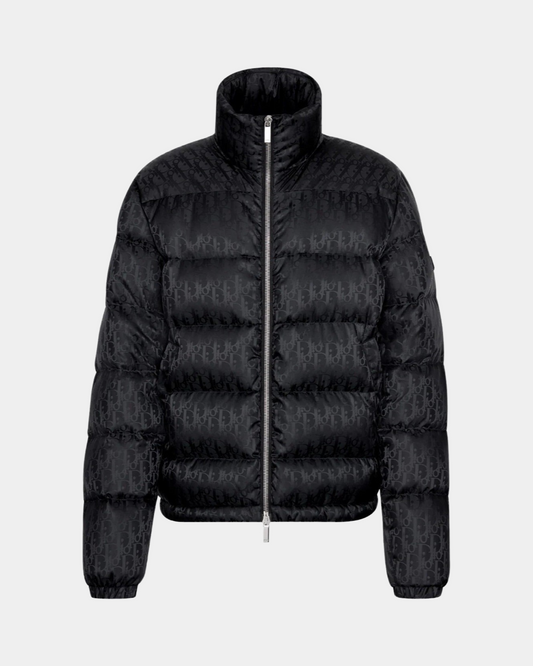 Dior Oblique Down Jacket 'Black' - Creps City