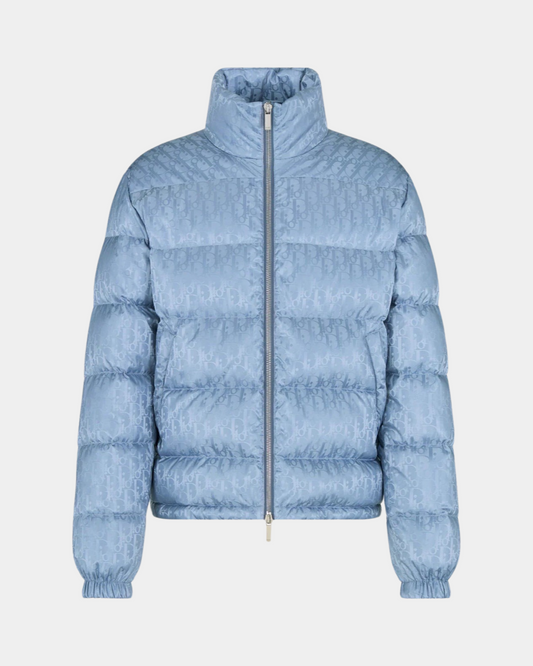 Dior Oblique Down Jacket 'Blue' - Creps City