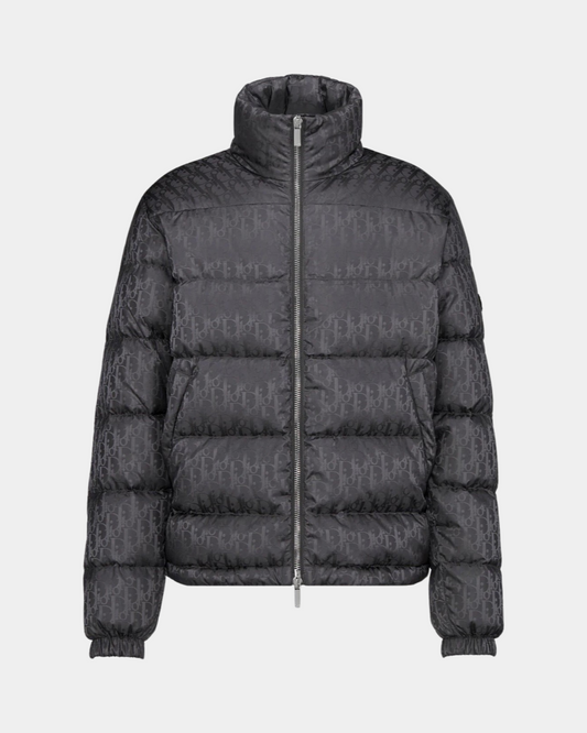 Dior Oblique Down Jacket 'Gray' - Creps City