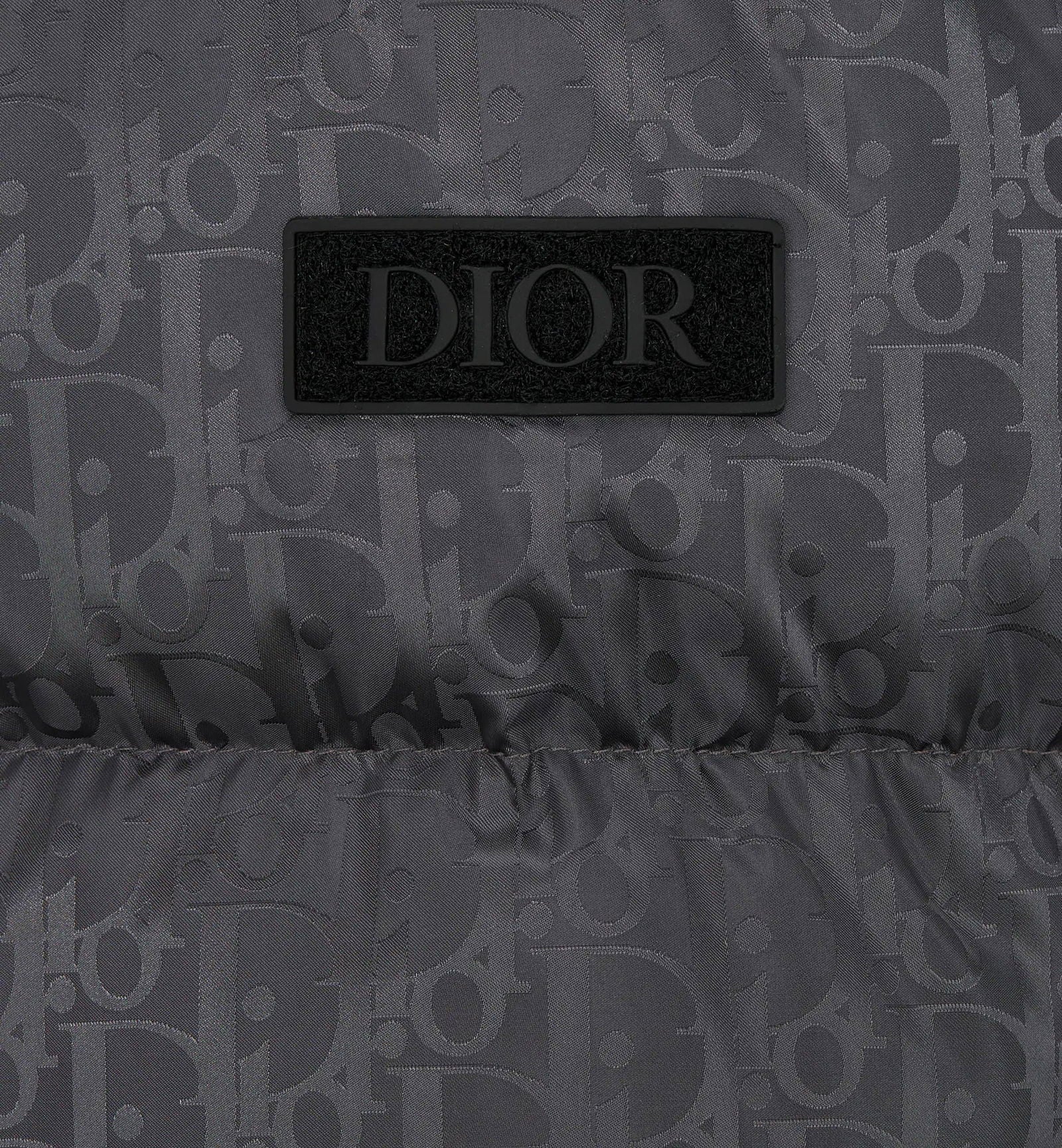 Dior Oblique Down Jacket 'Gray' - Creps City