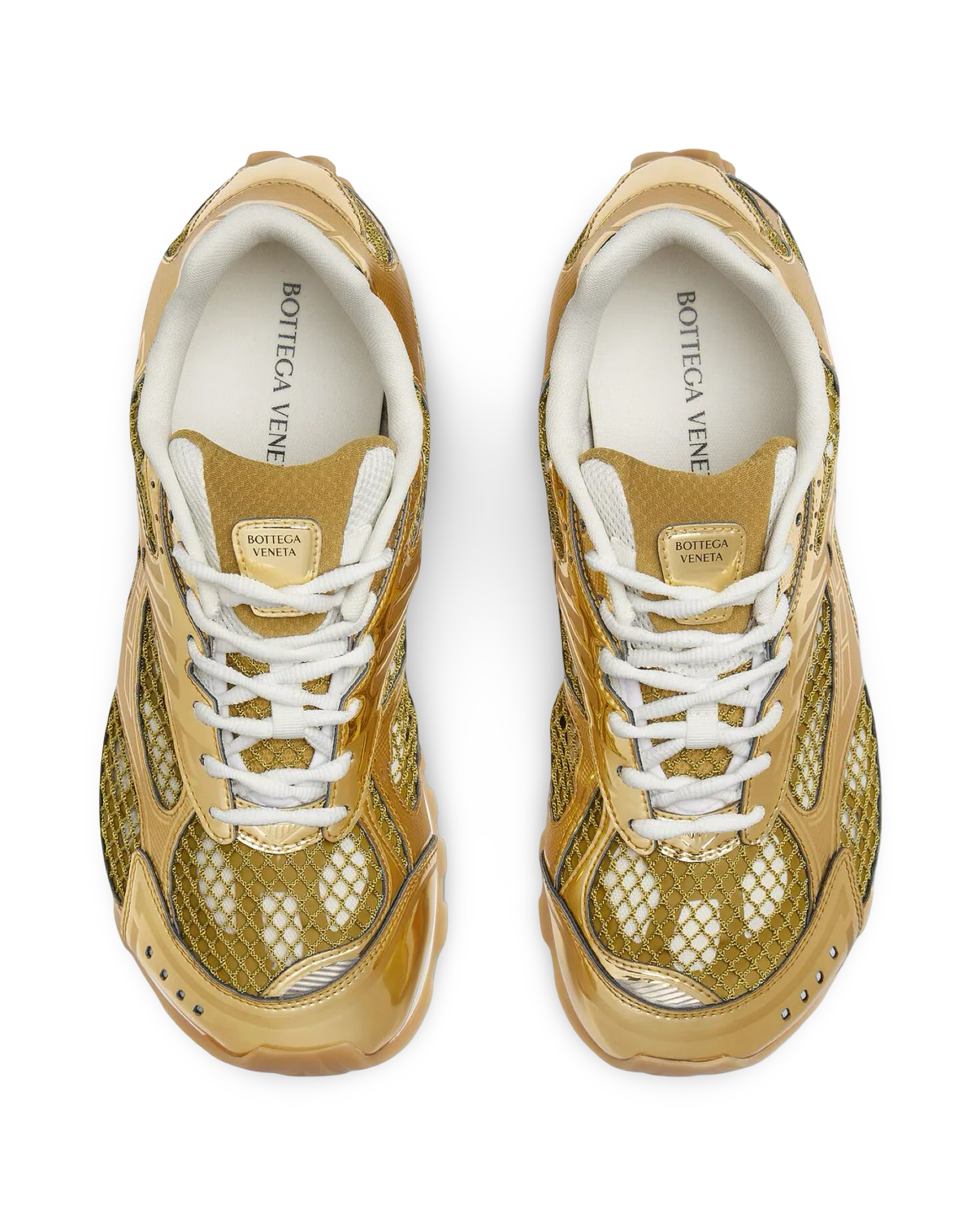 Bottega Veneta Orbit Sneaker 'Gold/White'