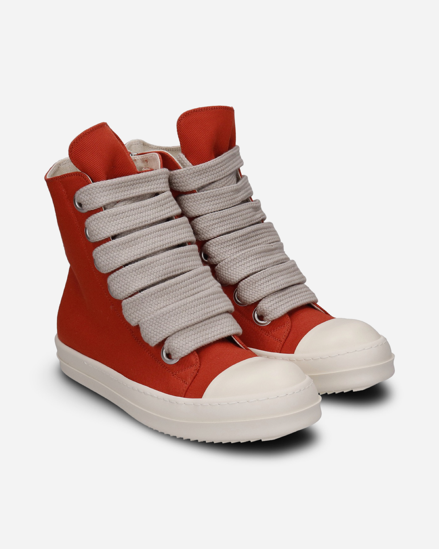 Rick Owens DRKSHDW JumboLaced High Top Canvas Sneakers 'Orange'