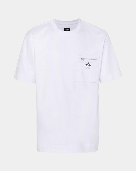 Fendi Logo Print Cotton T-Shirt - Creps City