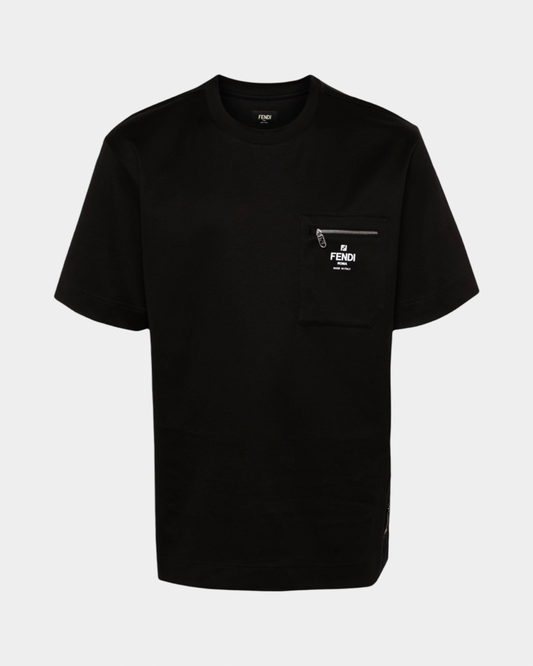 Fendi Logo Print Cotton T-Shirt - Creps City