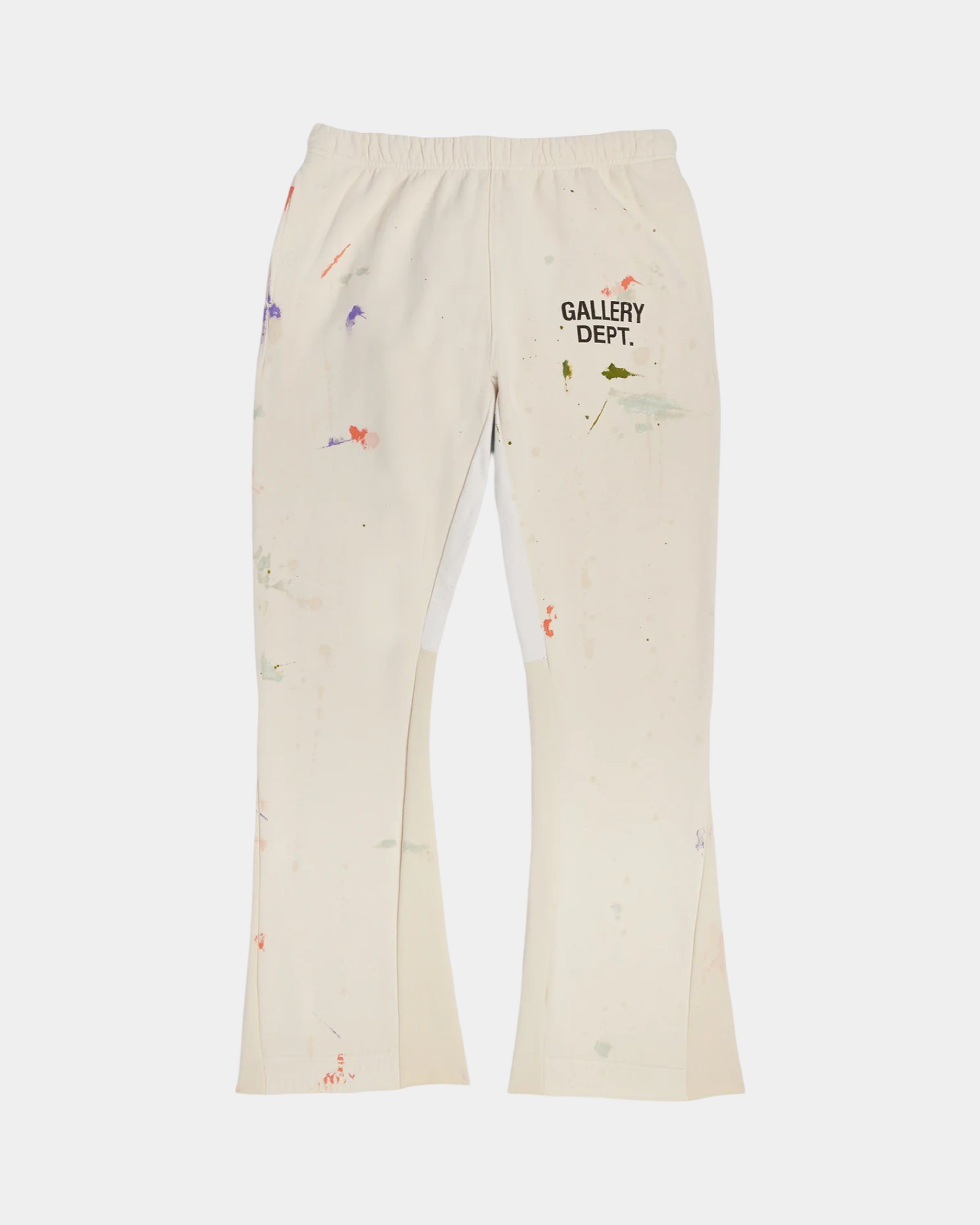 Gallery Dept. Painted Flare SweatPant 'White' - Creps City