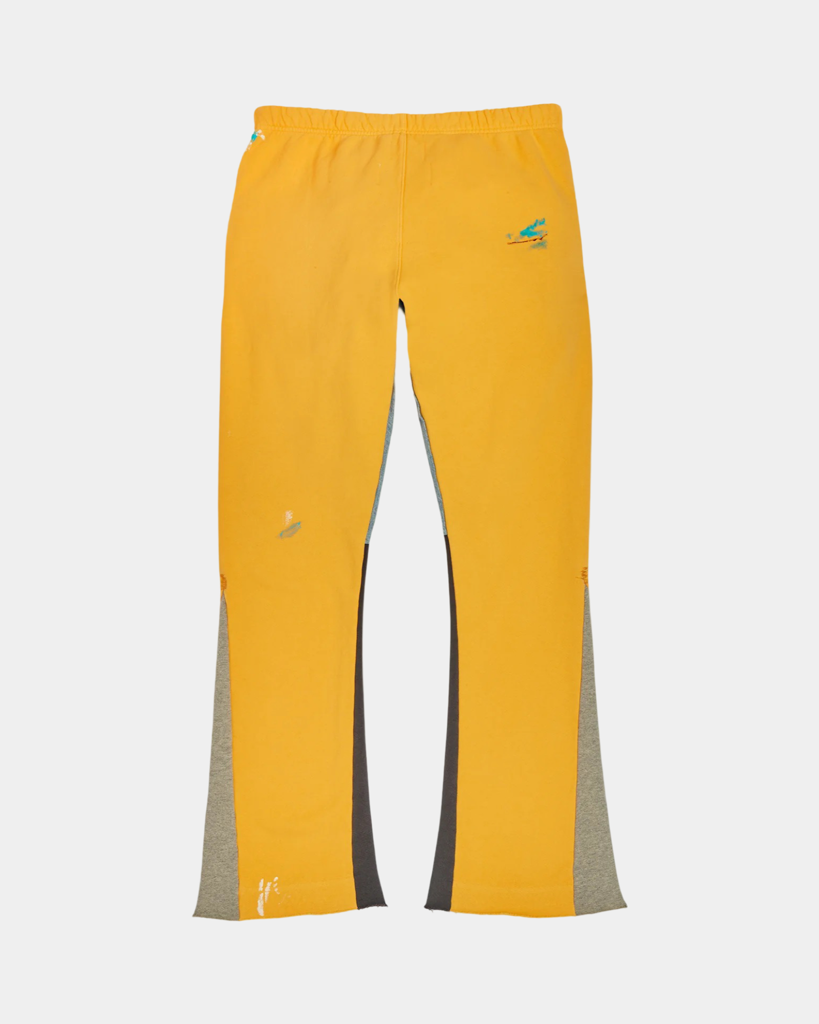 Gallery Dept. Painted Flare SweatPant ‘Yellow’ - Creps City