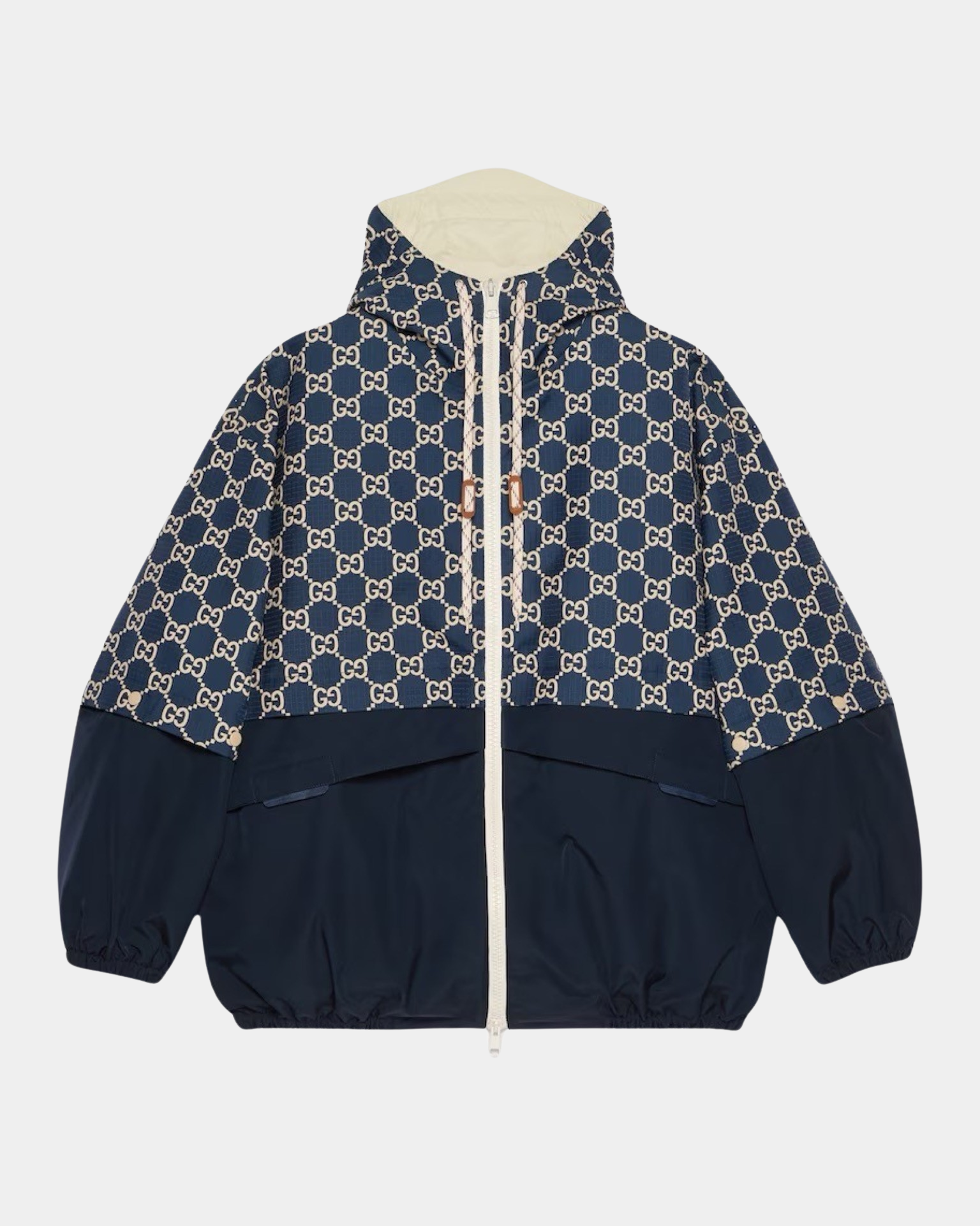 Gucci Double G zip-up Hooded Jacket - Creps City