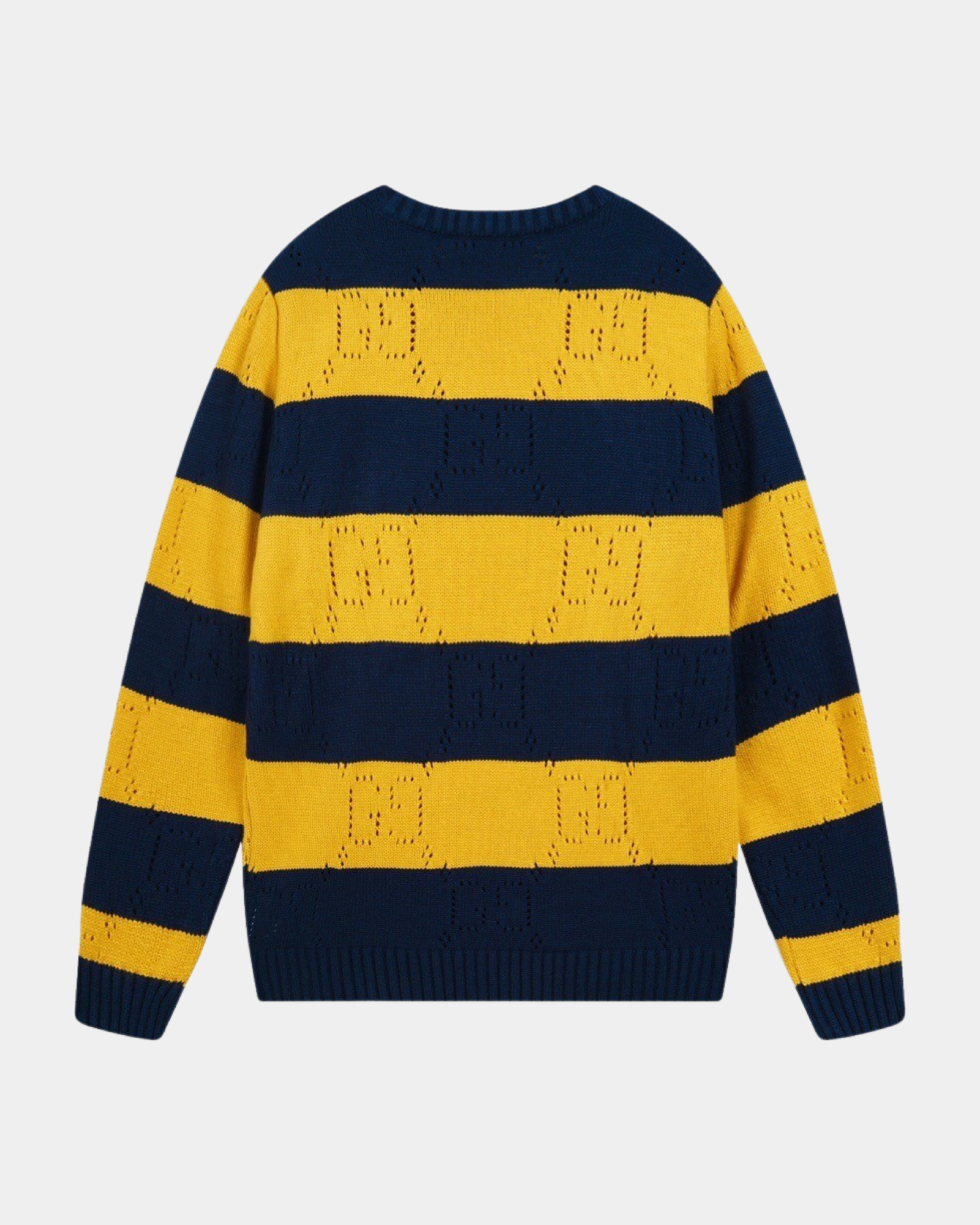 Gucci Perforated Striped Wool Jumper - Creps City