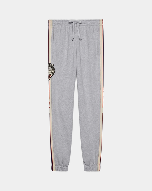 Gucci Tiger Striped Sweatpants - Creps City