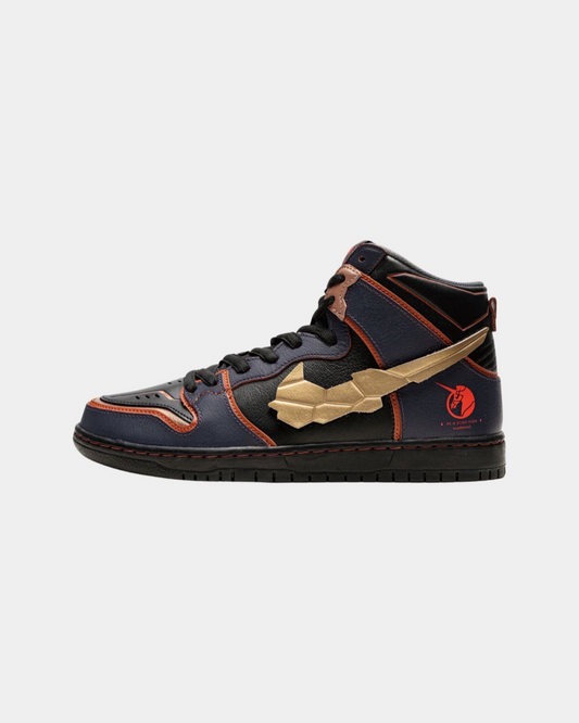 Gundam x Nike Dunk High SB 'Project Unicorn - Banshee Norn' - Creps City