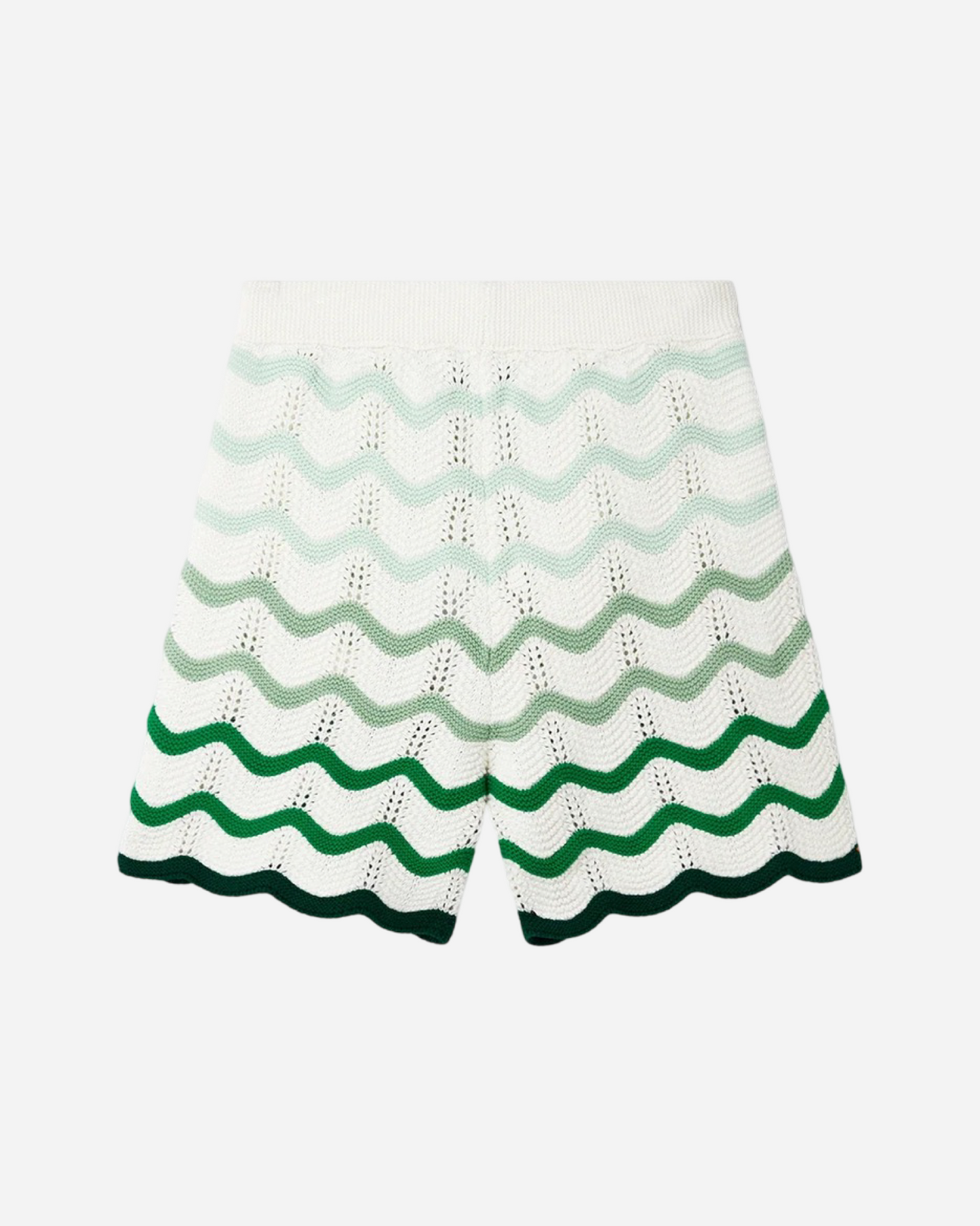 Casablanca Wavy Gradient Crochet Shorts