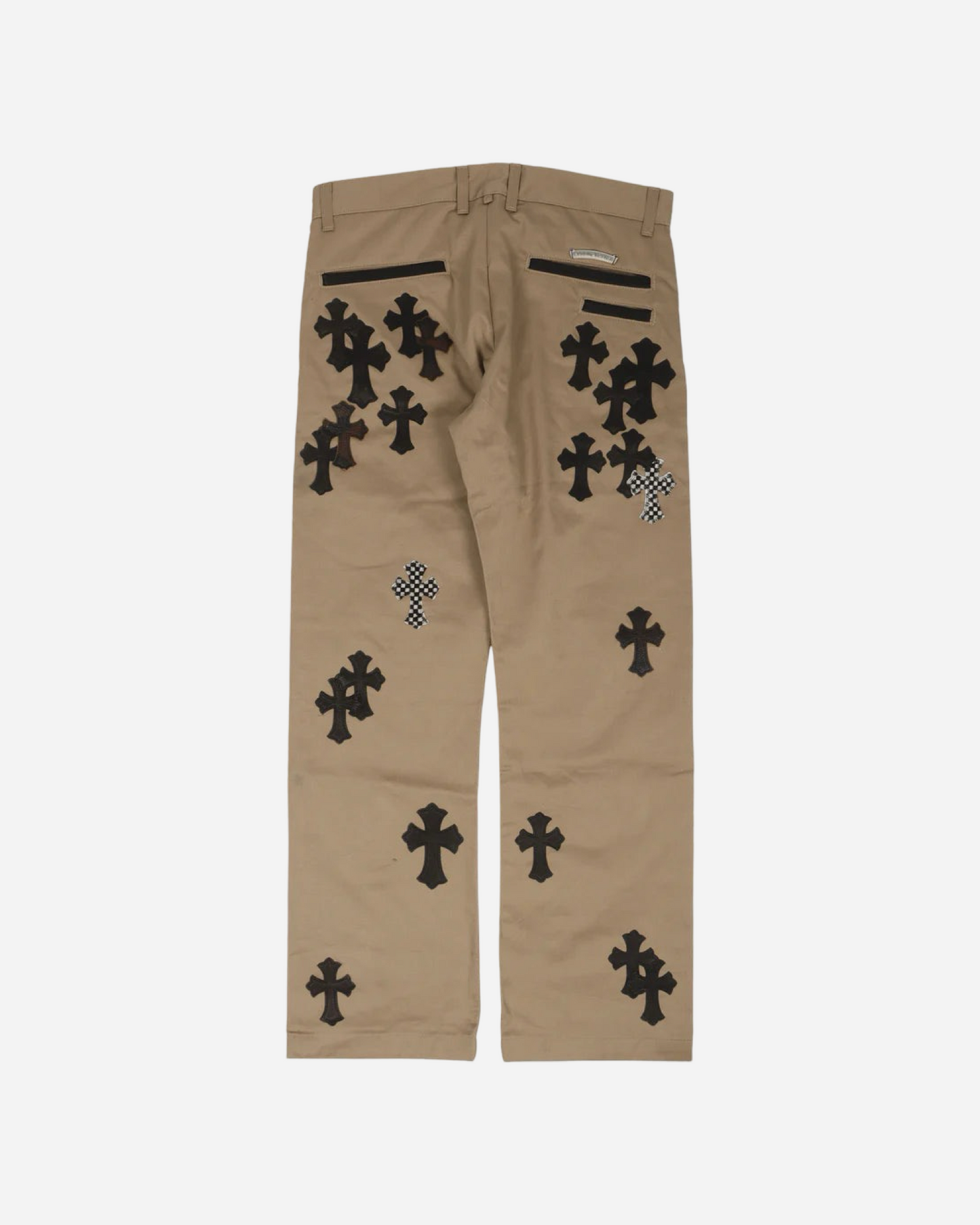 Chrome Hearts Cross Patch Chino Pants 'Tan/Black'