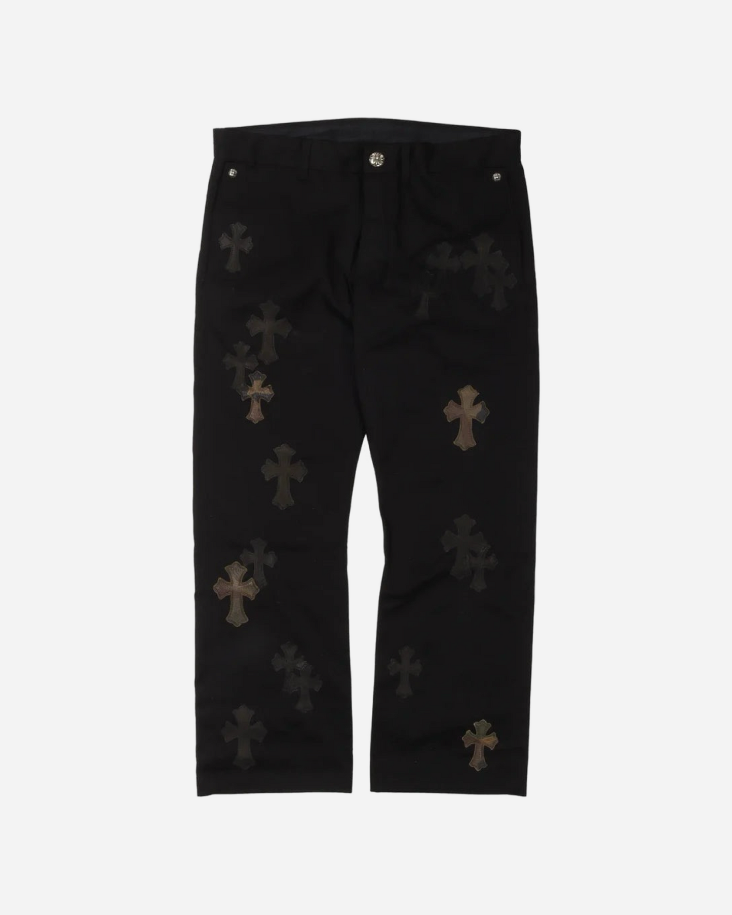 Chrome Hearts Cross Patch Pants 'Black/Camo