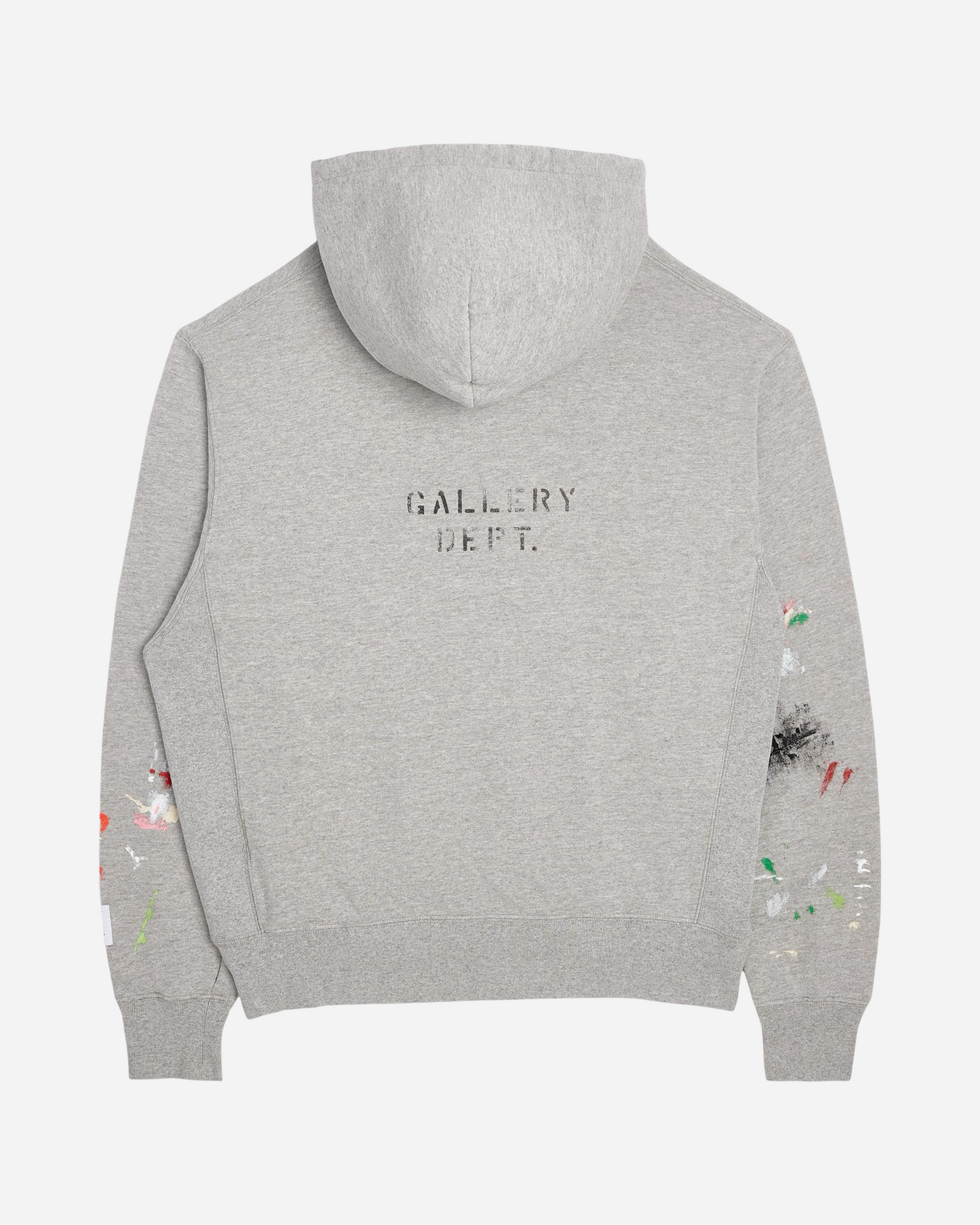 Gallery Dept. DEPT Logo Painted Hoodie 'Heather Grey'