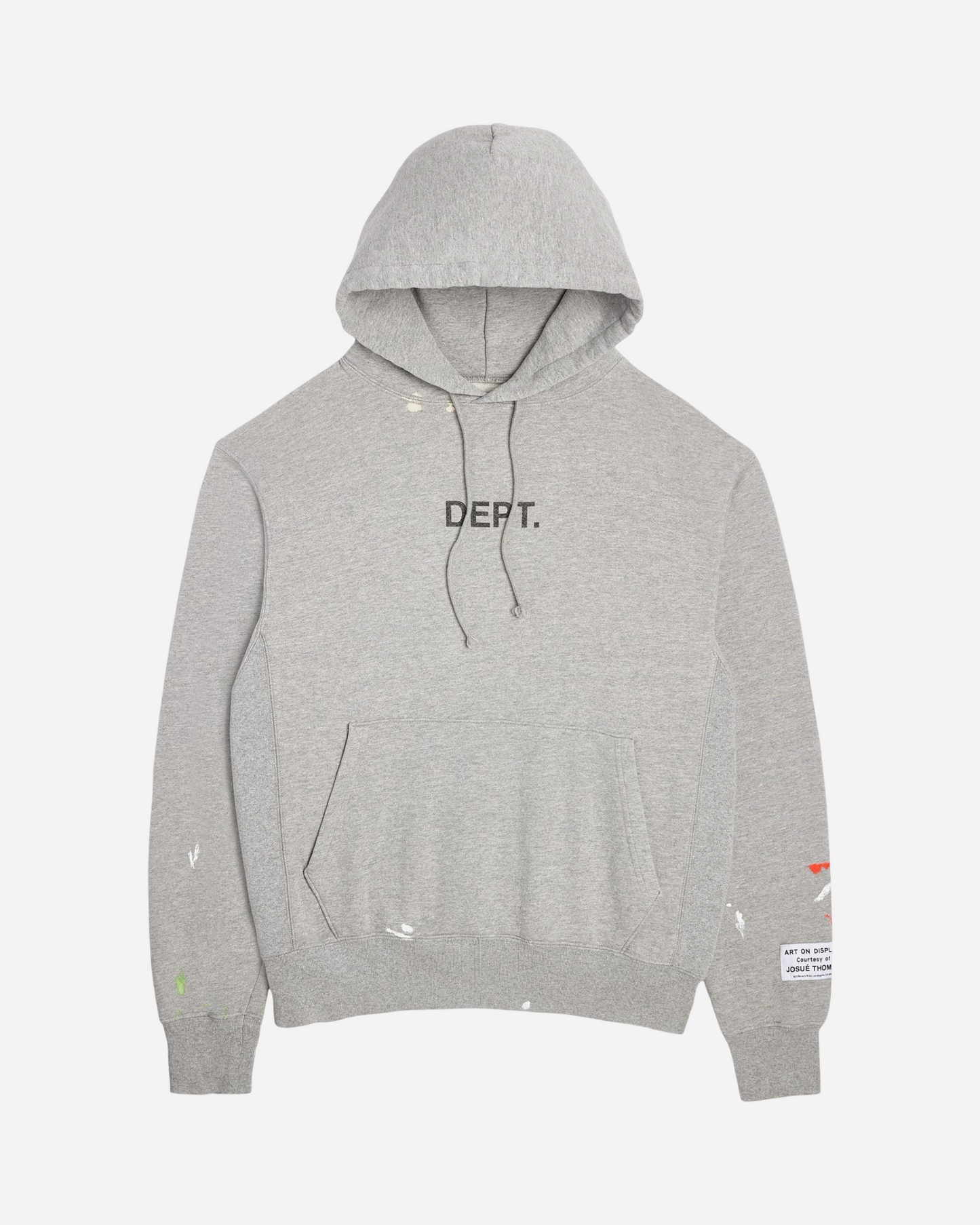 Gallery Dept. DEPT Logo Painted Hoodie 'Heather Grey'