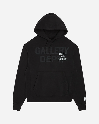 Gallery Dept. GD Multi Logo Hoodie 'Black'