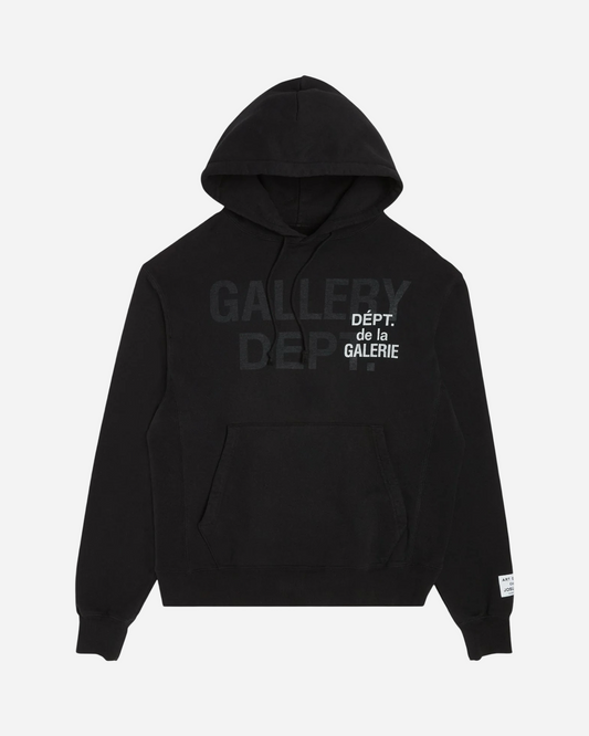 Gallery Dept. GD Multi Logo Hoodie 'Black'