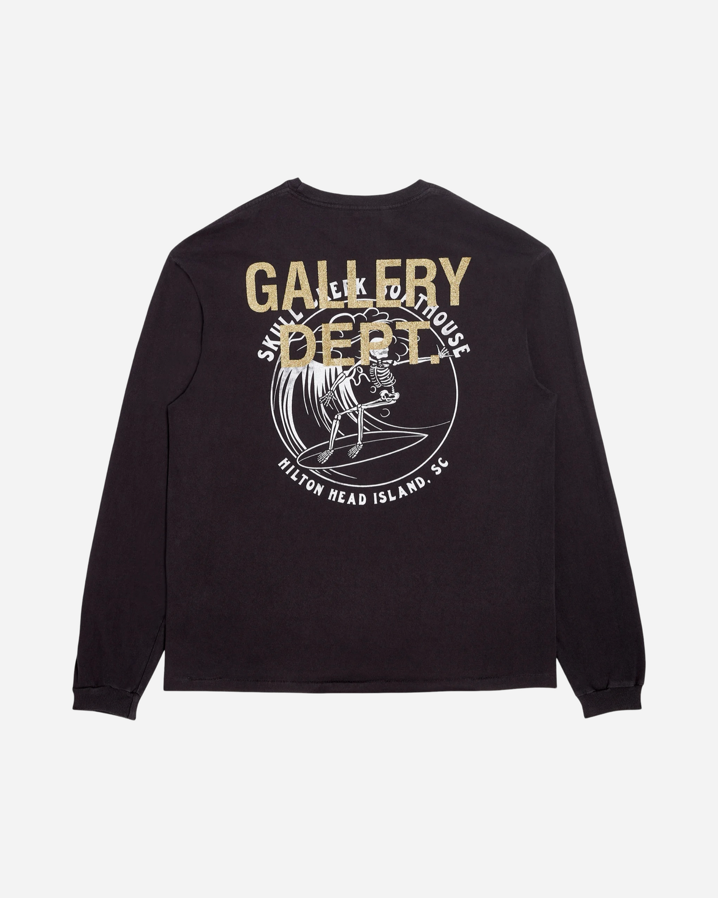 Gallery Dept. Skull Creek L/S Tee 'Vintage Black'