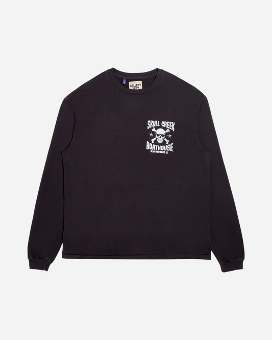 Gallery Dept. Skull Creek L/S Tee 'Vintage Black'